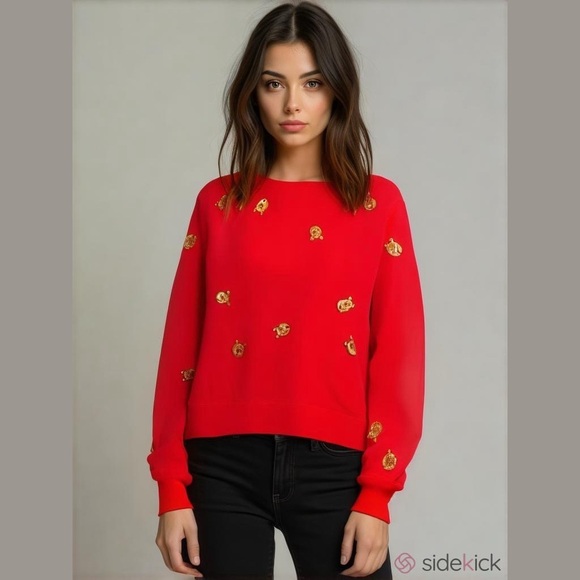 Disney Winnie the Pooh Embroidered Sweatshirt Tokyo Edition